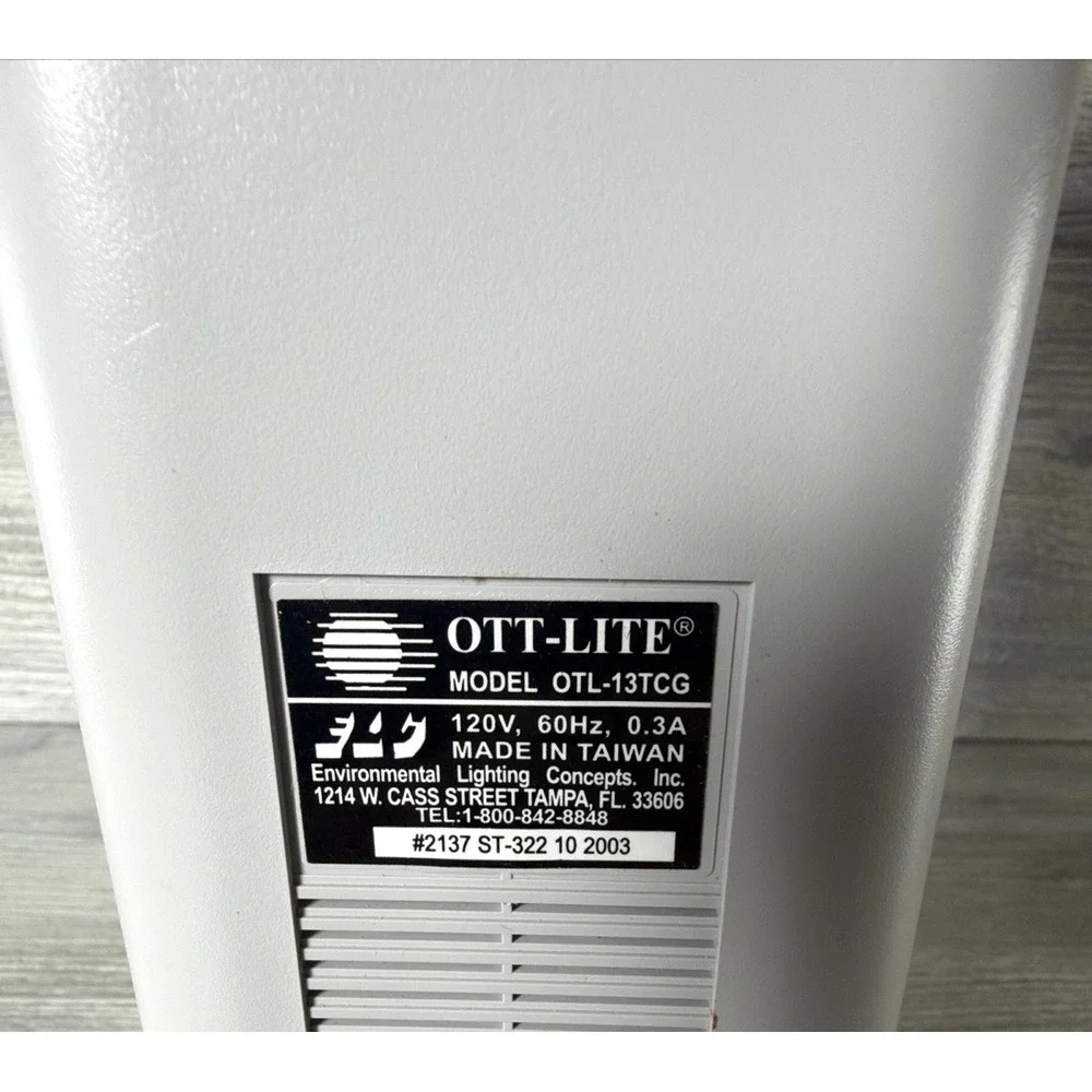 Ott Lite True Color Full-Spectrum Craft Lamp 120V Model OTL-13TCG Crafts Art